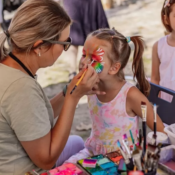 ZGodionica na Bundeku - face painting