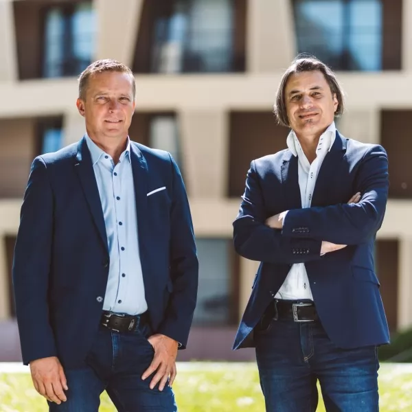 Florjan Vasle i Vasja Čretnik, direktori Terma Tuhelj